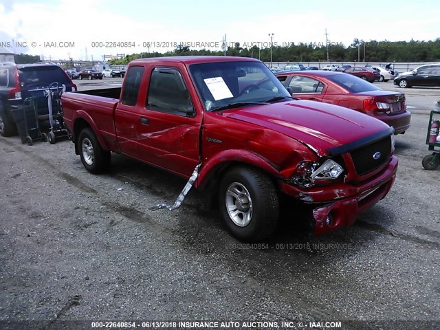 1FTYR44U82PA61930 - 2002 FORD RANGER SUPER CAB RED photo 6