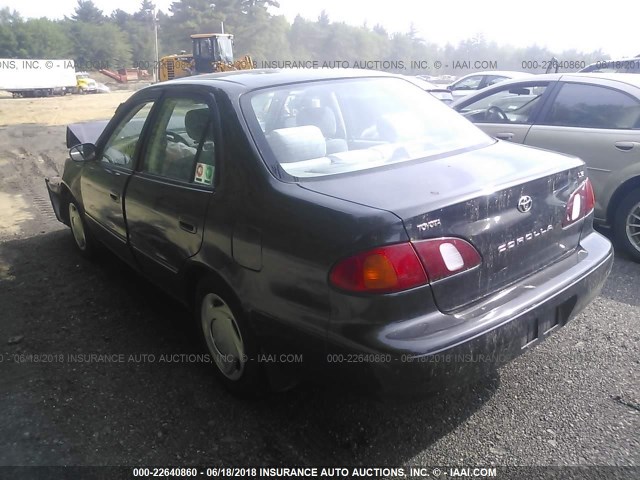 2T1BR18E3WC088643 - 1998 TOYOTA COROLLA VE/CE/LE BLACK photo 3