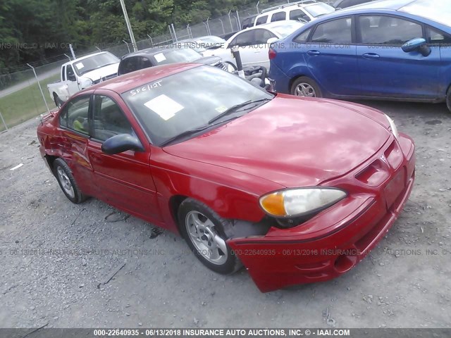 1G2NW52E53C333960 - 2003 PONTIAC GRAND AM GT RED photo 1