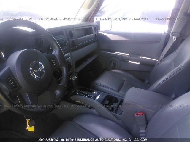 1J8HG48N86C235283 - 2006 JEEP COMMANDER წითელი ფოტო 5