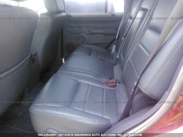 1J8HG48N86C235283 - 2006 JEEP COMMANDER წითელი ფოტო 8