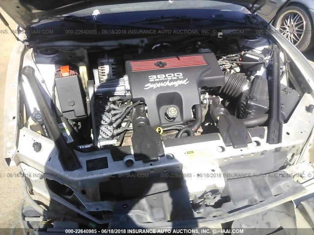 1G2WR12131F118266 - 2001 PONTIAC GRAND PRIX GTP Gümüş foto 10