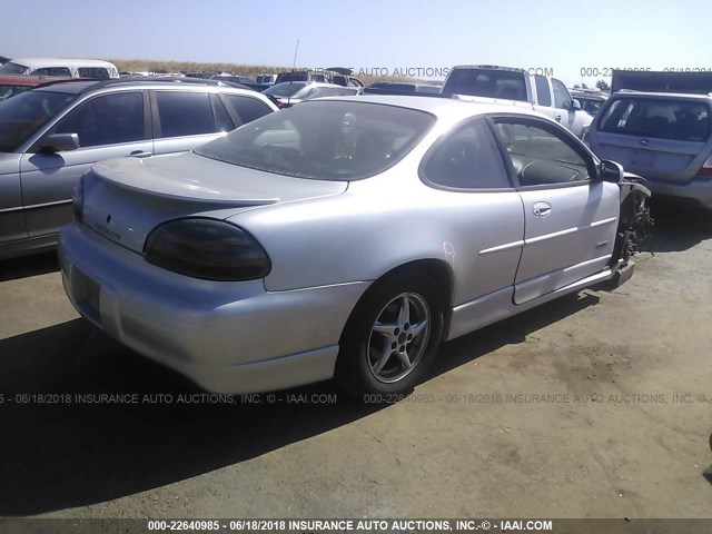 1G2WR12131F118266 - 2001 PONTIAC GRAND PRIX GTP SILVER photo 4