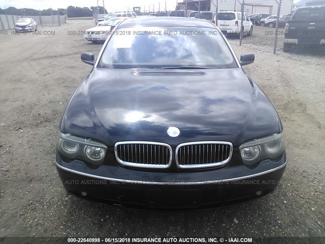 WBAGN63474DS49361 - 2004 BMW 745 LI BLACK photo 6