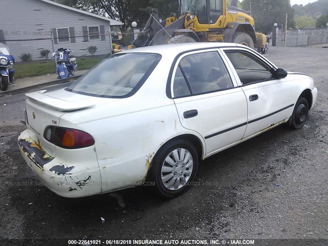 2T1BR12E3YC273576 - 2000 TOYOTA COROLLA VE/CE/LE WHITE photo 4