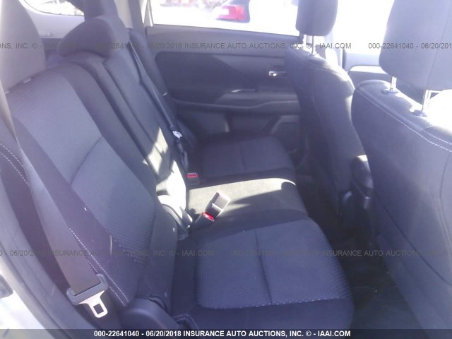 JA4AD2A31JJ003881 - 2018 MITSUBISHI OUTLANDER ES ვერცხლისფერი ფოტო 8