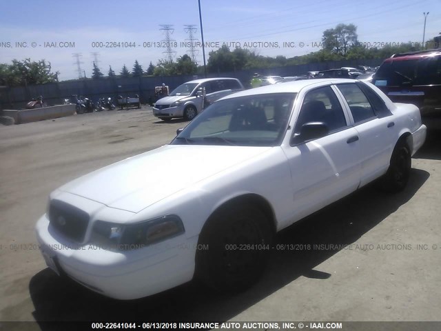 2FABP7BV5AX100643 - 2010 FORD CROWN VICTORIA POLICE INTERCEPTOR WHITE photo 2