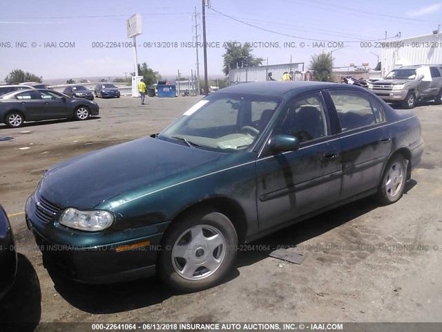 1G1NE52J416212787 - 2001 CHEVROLET MALIBU LS 绿色 照片 2