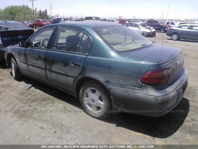 1G1NE52J416212787 - 2001 CHEVROLET MALIBU LS 绿色 照片 3