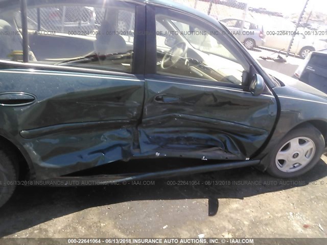 1G1NE52J416212787 - 2001 CHEVROLET MALIBU LS 绿色 照片 6