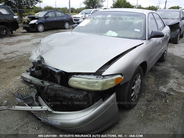 2G4WS52J231159744 - 2003 BUICK CENTURY CUSTOM GOLD photo 2