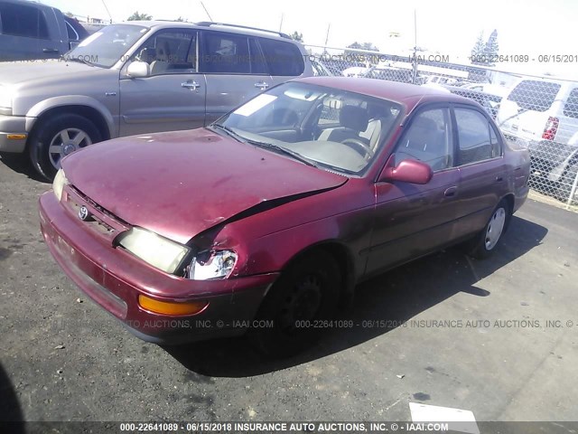 1NXBB02E8VZ519918 - 1997 TOYOTA COROLLA DX RED photo 2