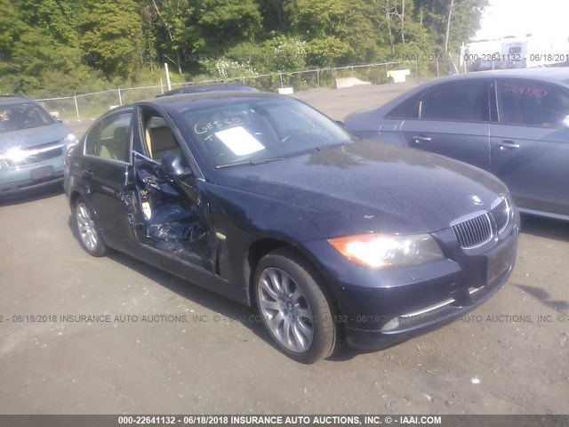 WBAVD53588A283846 - 2008 BMW 335 XI BLUE photo 1