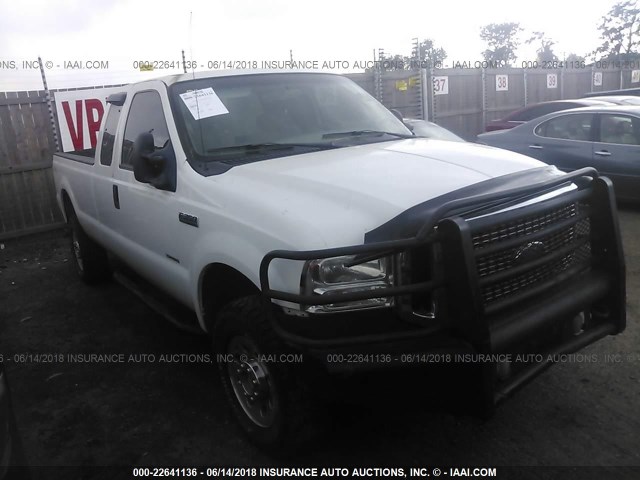 1FTWX31P16EA45916 - 2006 FORD F350 SRW SUPER DUTY WHITE photo 1