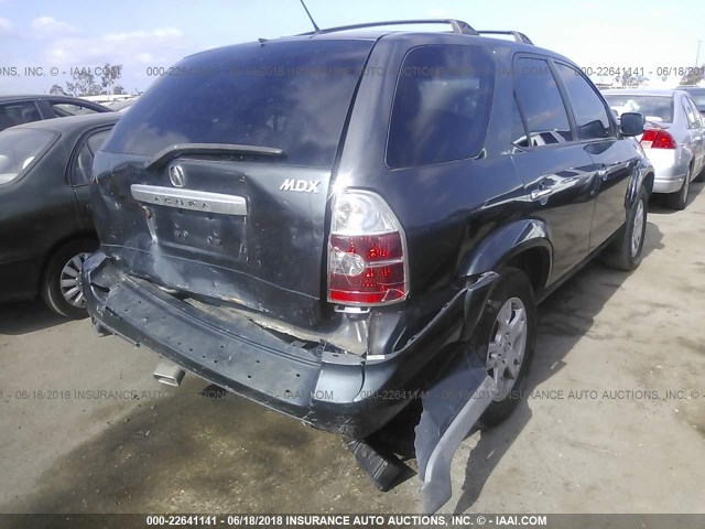 2HNYD18854H545971 - 2004 ACURA MDX TOURING Dark Blue photo 4