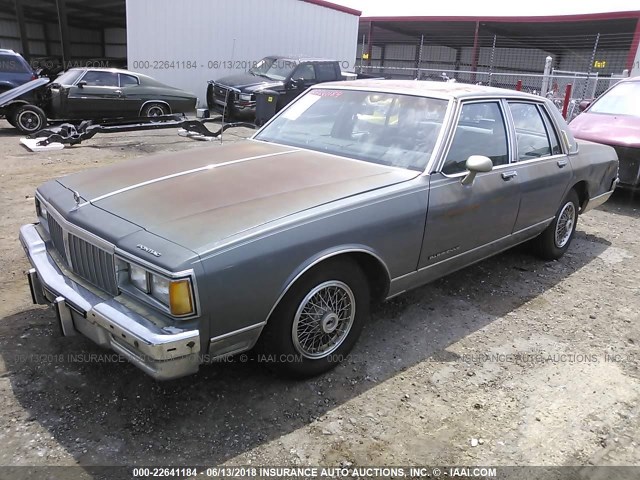 1G2BT69Y7GX233620 - 1986 PONTIAC PARISIENNE BROUGHAM GRAY photo 2