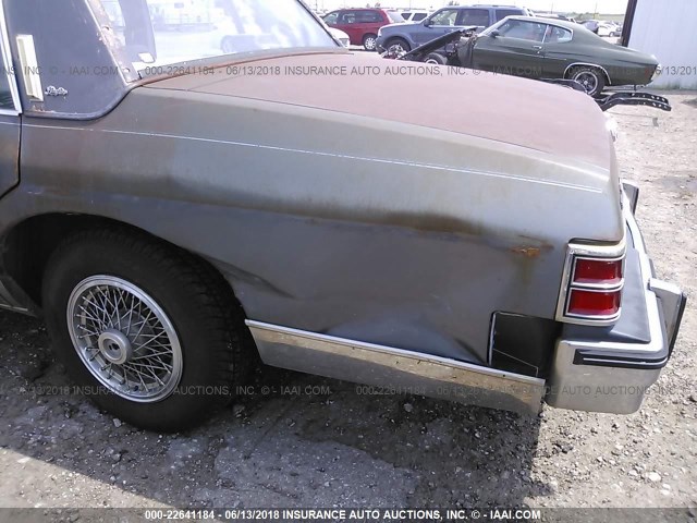 1G2BT69Y7GX233620 - 1986 PONTIAC PARISIENNE BROUGHAM GRAY photo 6