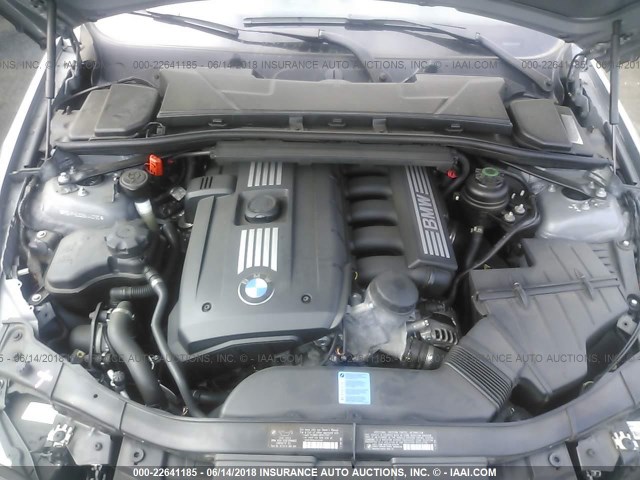 WBAPH5C52BA443286 - 2011 BMW 328 I SULEV GRAY photo 10