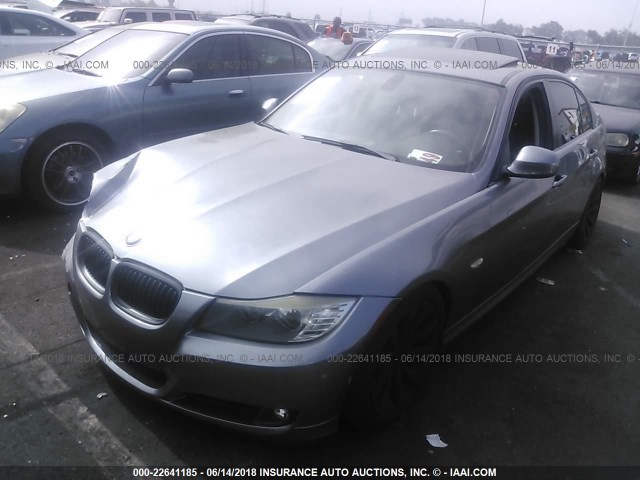 WBAPH5C52BA443286 - 2011 BMW 328 I SULEV GRAY photo 2