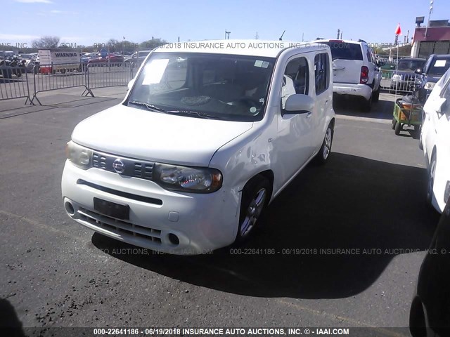 JN8AZ2KR6AT167811 - 2010 NISSAN CUBE S/SL/KROM WHITE photo 2