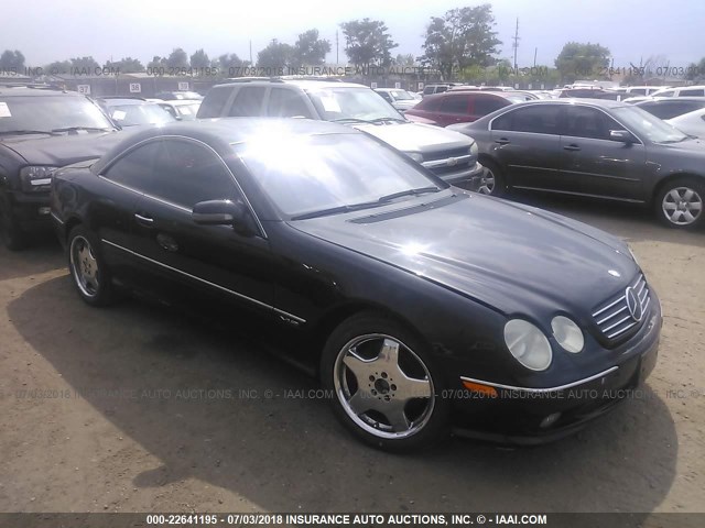 WDBPJ78JX2A021130 - 2002 MERCEDES-BENZ CL 600 BLACK photo 1