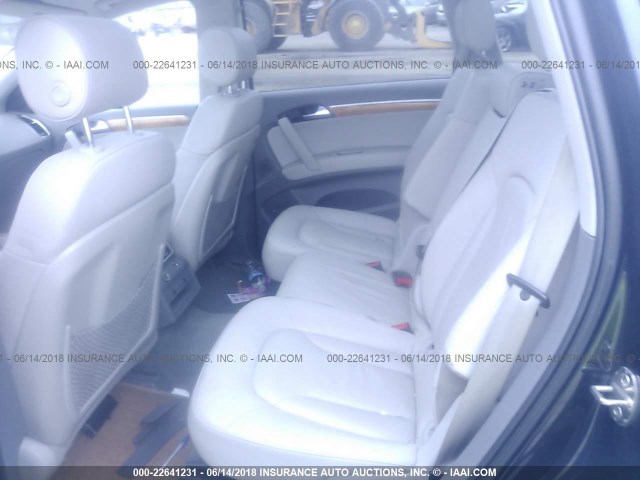 WA1AY74L79D011331 - 2009 AUDI Q7 3.6 QUATTRO Dark Blue photo 8