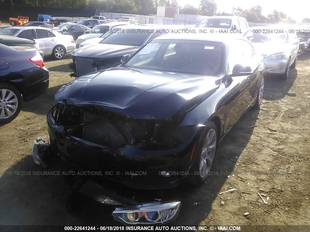 WBA4B1C56FG241597 - 2015 BMW 435 I/GRAN COUPE BLACK photo 2
