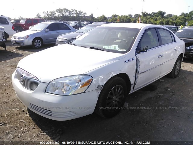 1G4HP57207U130345 - 2007 BUICK LUCERNE CX WHITE photo 2