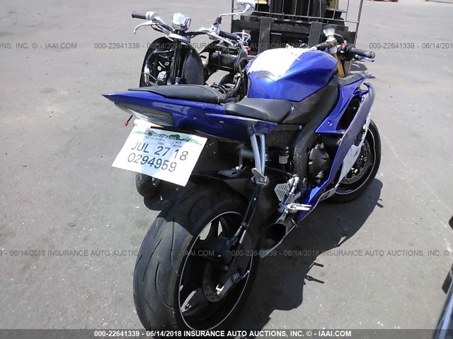 JYARJ16E5AA020135 - 2010 YAMAHA YZFR6 BLUE photo 4