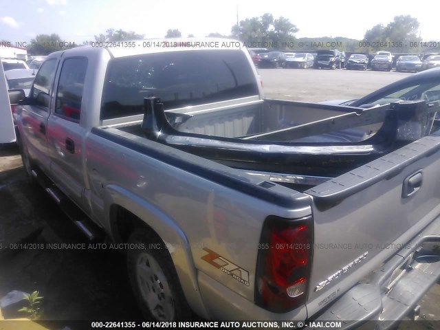 2GCEK13T161176497 - 2006 CHEVROLET SILVERADO K1500 SILVER photo 3