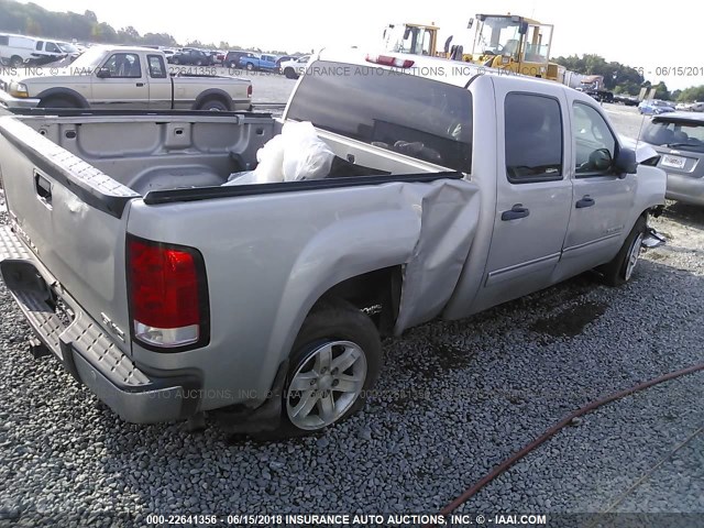 3GTEC23329G161490 - 2009 GMC SIERRA C1500 SLE GRAY photo 4