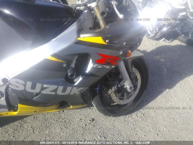 JS1GN7BA032103615 - 2003 SUZUKI GSX-R600 BLACK photo 5