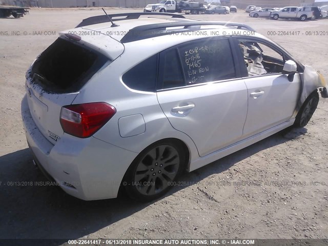 JF1GPAL63D1830249 - 2013 SUBARU IMPREZA SPORT PREMIUM WHITE photo 4