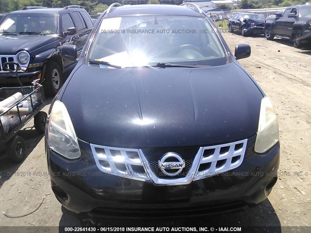 JN8AS5MT0BW157306 - 2011 NISSAN ROGUE S/SV/KROM BLACK photo 6