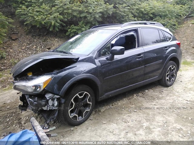 JF2GPADC2F8238500 - 2015 SUBARU XV CROSSTREK 2.0 PREMIUM GRAY photo 2