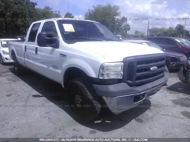 1FTWW31P46ED14610 - 2006 FORD F350 SRW SUPER DUTY WHITE photo 1