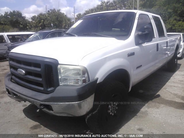 1FTWW31P46ED14610 - 2006 FORD F350 SRW SUPER DUTY WHITE photo 2