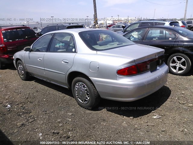 2G4WS52J741306061 - 2004 BUICK CENTURY CUSTOM SILVER photo 3