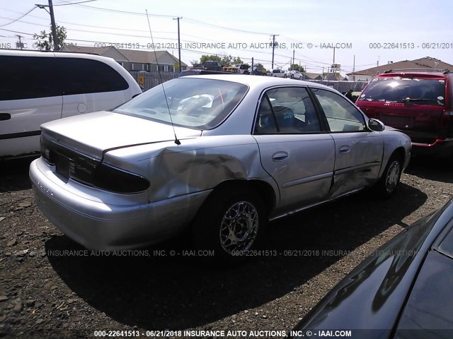 2G4WS52J741306061 - 2004 BUICK CENTURY CUSTOM SILVER photo 4