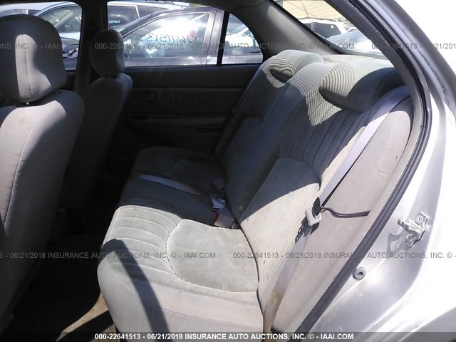 2G4WS52J741306061 - 2004 BUICK CENTURY CUSTOM SILVER photo 8