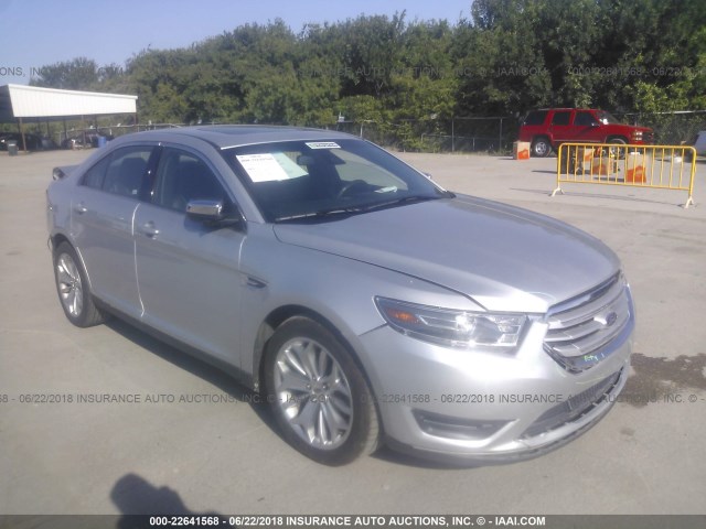 1FAHP2F80HG120851 - 2017 FORD TAURUS LIMITED SILVER photo 1