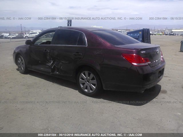 4T1BK36B37U203363 - 2007 TOYOTA AVALON XL/XLS/TOURING/LIMITED MAROON photo 3