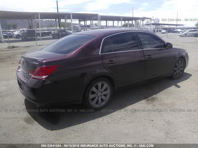 4T1BK36B37U203363 - 2007 TOYOTA AVALON XL/XLS/TOURING/LIMITED MAROON photo 4