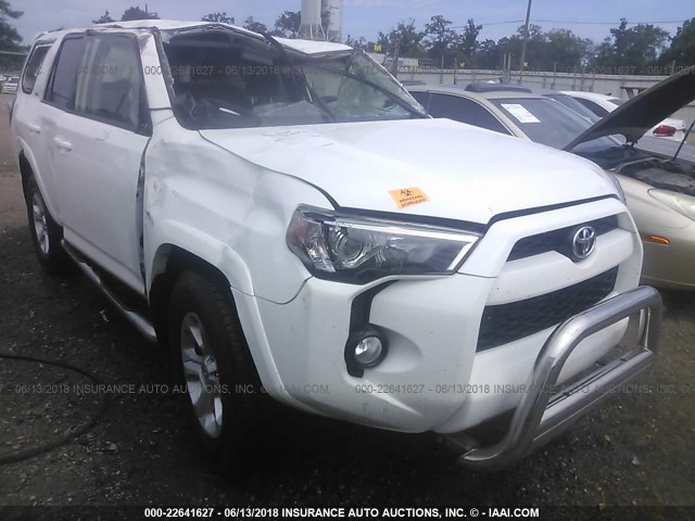 JTEZU5JRXG5136568 - 2016 TOYOTA 4RUNNER SR5/LIMITED/SR5 PREMIUM WHITE photo 1