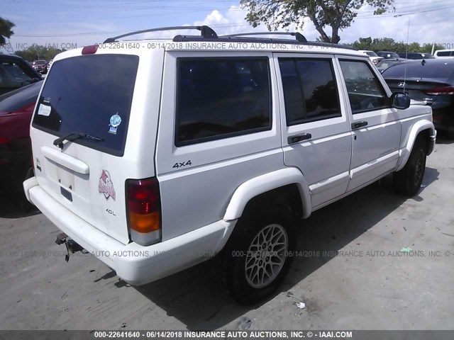 1J4FJ78S4VL520448 - 1997 JEEP CHEROKEE COUNTRY WHITE photo 4