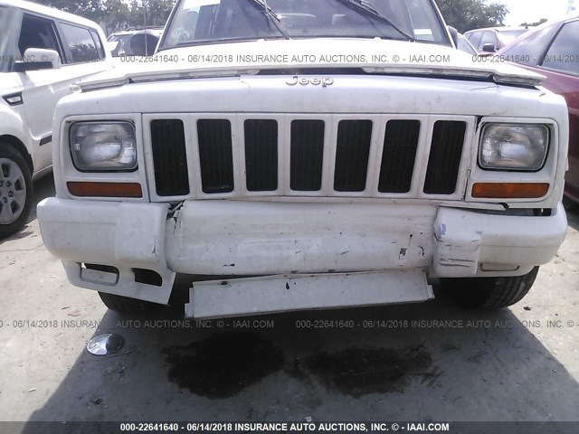 1J4FJ78S4VL520448 - 1997 JEEP CHEROKEE COUNTRY WHITE photo 6