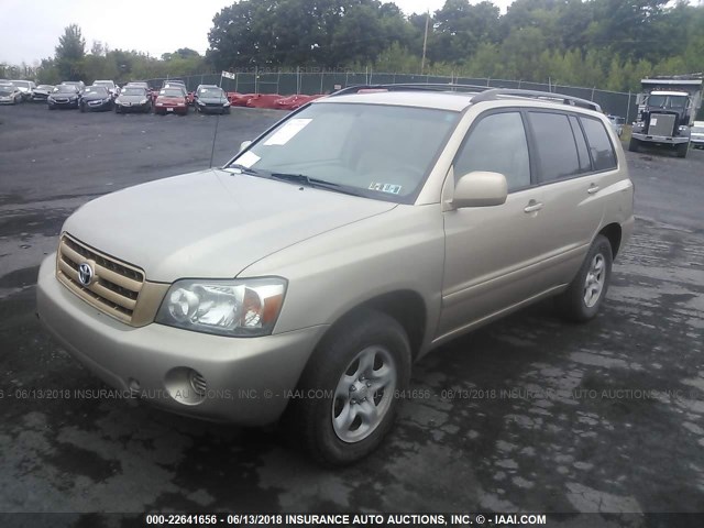 JTEEP21A750090383 - 2005 TOYOTA HIGHLANDER LIMITED TAN photo 2