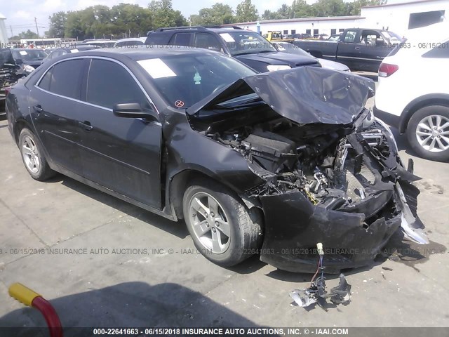 1G11B5SA3DF154330 - 2013 CHEVROLET MALIBU LS GRAY photo 1