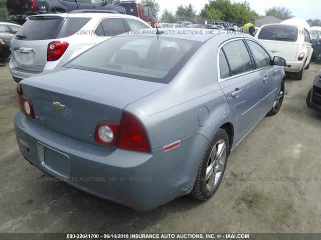 1G1ZH57B294257857 - 2009 CHEVROLET MALIBU 1LT 浅蓝色 照片 4