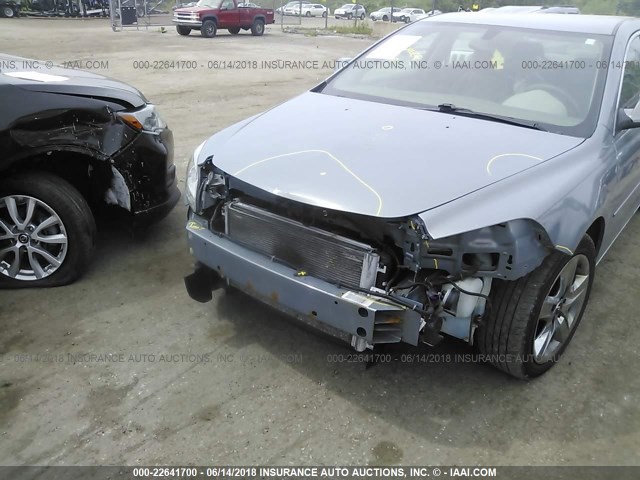 1G1ZH57B294257857 - 2009 CHEVROLET MALIBU 1LT 浅蓝色 照片 6